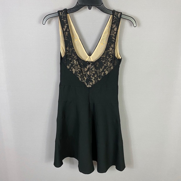 Ali & Jay LA Womens Tiered Lace V-Neck Fit & Flare Mini Dress - Picture 5 of 8